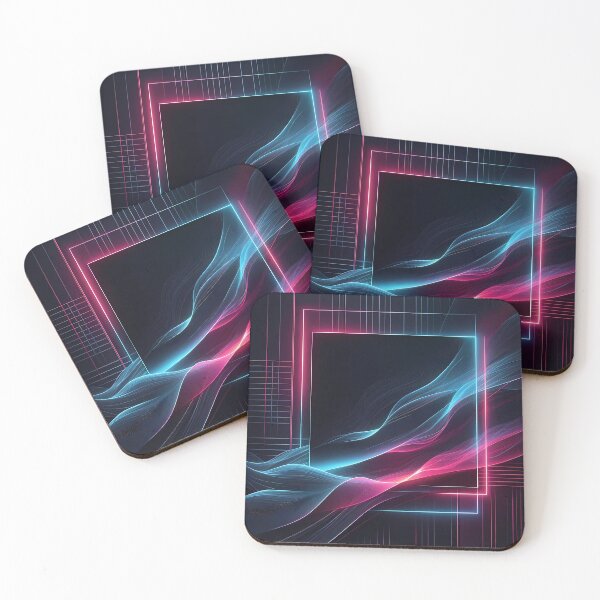 Item preview, Neon Square Dance: Dynamic Waves of Light and Color designed and sold by DethLock.