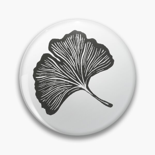 Artikelvorschau, Ginkgoblatt-Linoleum-Blockdruck entworfen und verkauft von hannahsbennett.