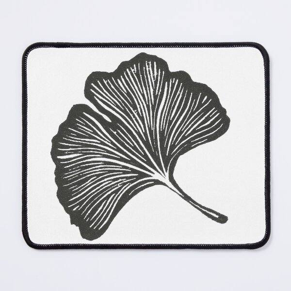 Artikelvorschau, Ginkgoblatt-Linoleum-Blockdruck entworfen und verkauft von hannahsbennett.