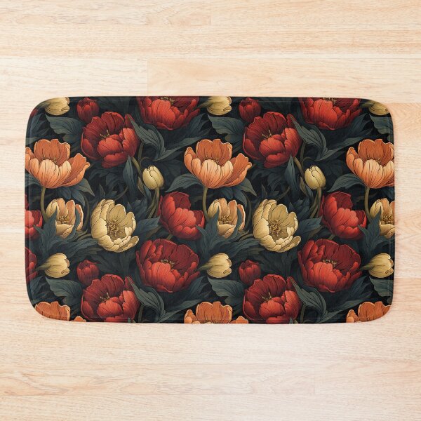 Item preview, Tulip Tile 26: Goblet of Springtime Sunshine in a Blooming Rainbow of Spiraling Blooms designed and sold by TheBrainArt.