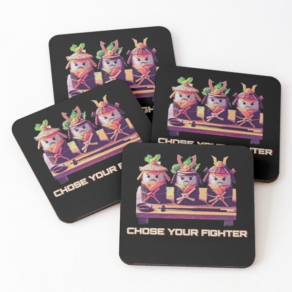 Item preview, Three Little Sushi Warriors designed and sold by DakaPixelArt.