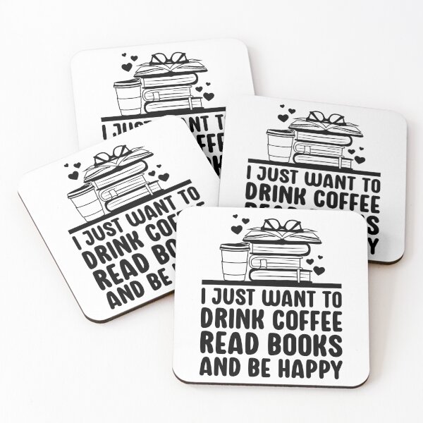 Item preview, Drink Coffee Read Books Be Happy designed and sold by kamrankhan.