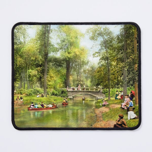 Item preview, City - Detroit, MI - Picnicking in the park 1905 designed and sold by Mike Savad Photography.