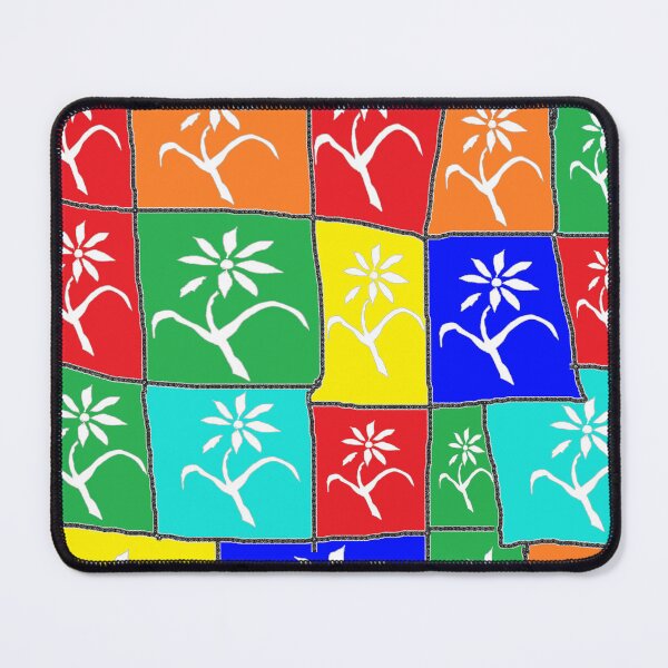 Item preview, Flowers rainbow colour pop art designed and sold by LowEndGraphics.