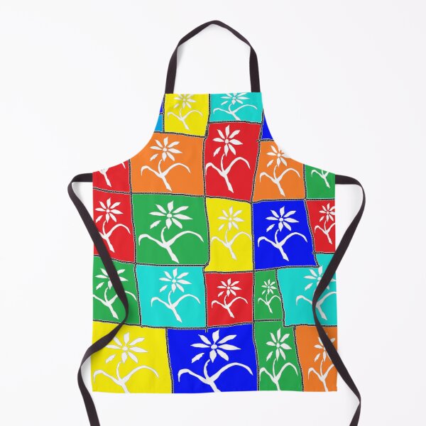 Item preview, Flowers rainbow colour pop art  designed and sold by LowEndGraphics.