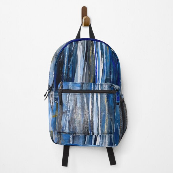 Artikelvorschau, Abstrakte blaue Kunst fallende Schwerkraft entworfen und verkauft von Asart Abstract Art.