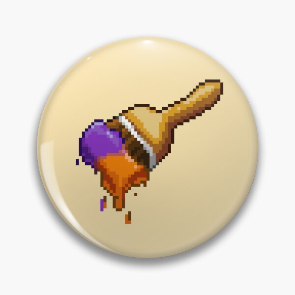 Item preview, Neopet Split Paint Brush Pixel Art designed and sold by AyrosArts.