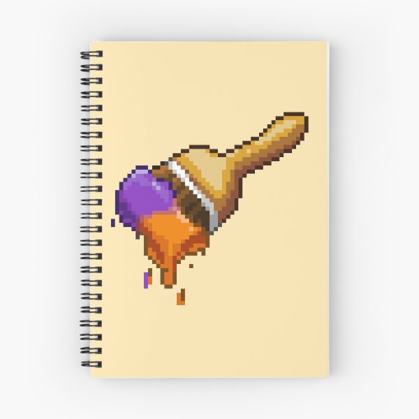 Item preview, Neopet Split Paint Brush Pixel Art designed and sold by AyrosArts.