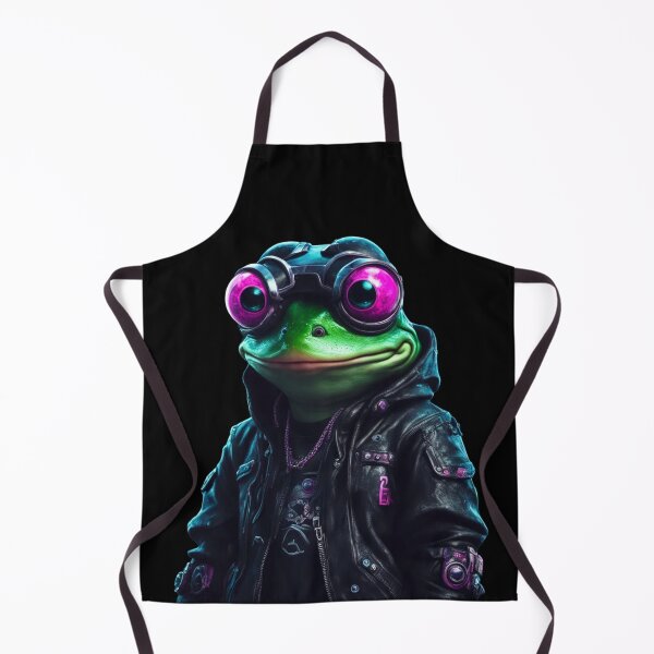 Item preview, Cyberpunk Frog, Funny Pink Eyes, Kawaii Cute designed and sold by Burn-Ego.