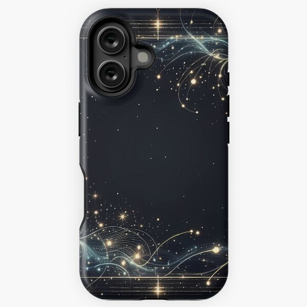 Item preview, Ethereal Light Streams in Starry Night: A Cosmic Symphony designed and sold by DethLock.