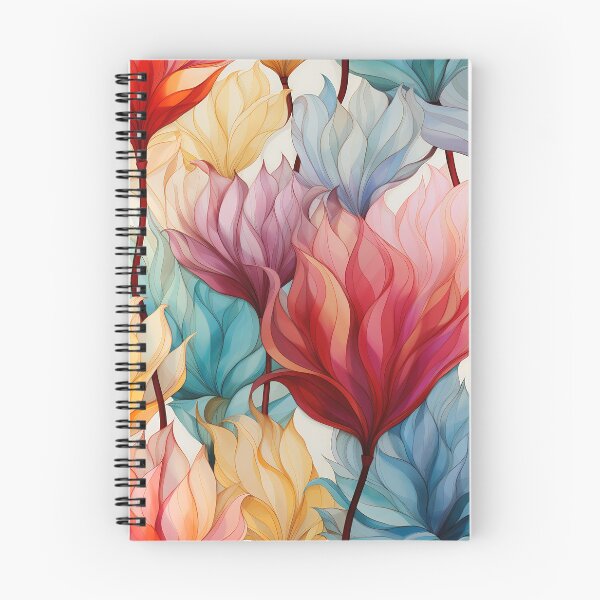 Item preview, Tulip Tile 29: Goblet of Springtime Sunshine in a Blooming Rainbow of Spiraling Blooms designed and sold by TheBrainArt.