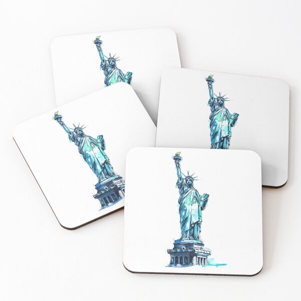 Item preview, Statue of Liberty Watercolour designed and sold by Kobi-PrintVibes.