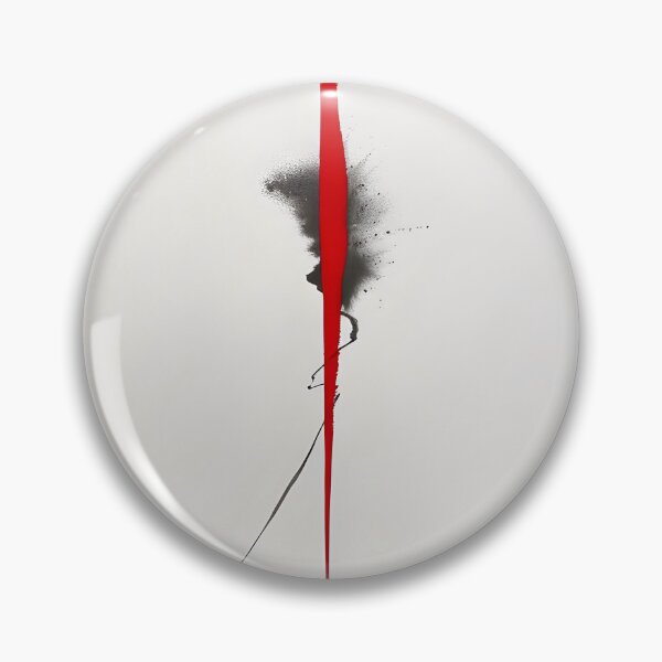 Item preview, Red Whisper in Grayscale designed and sold by GodoAbstractArt.
