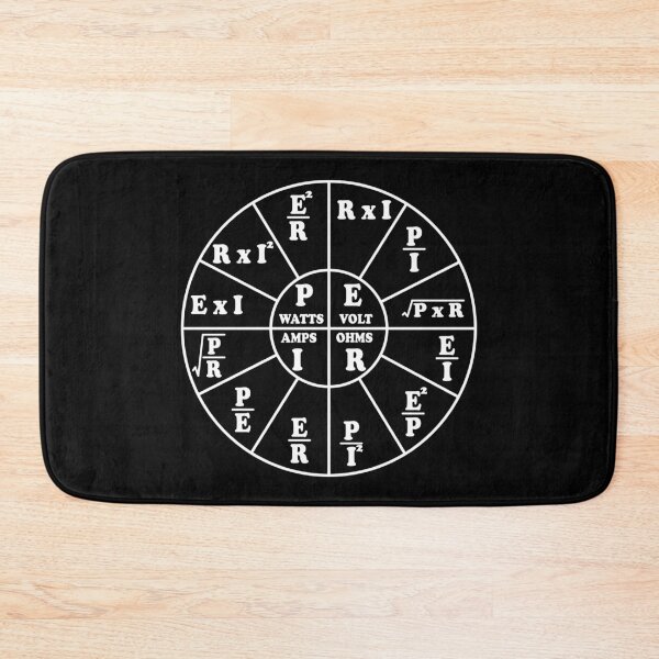 Item preview, Ohms Wheel Electrician Math formulas - Ohms Law designed and sold by ScienceCorner.