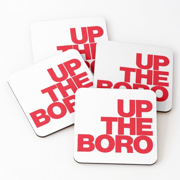 Item preview, Up The Boro - Red on White R designed and sold by Logo-A-GoGo.
