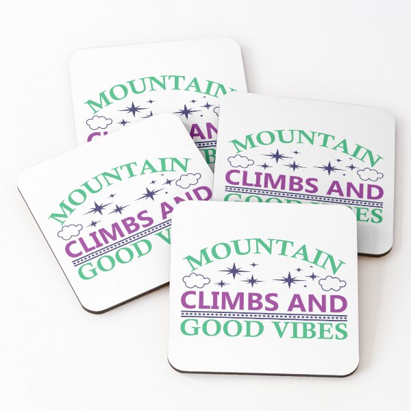 Item preview, MOUNTAIN CLIMBS AND GOOD VIBES designed and sold by BorczVisuals.