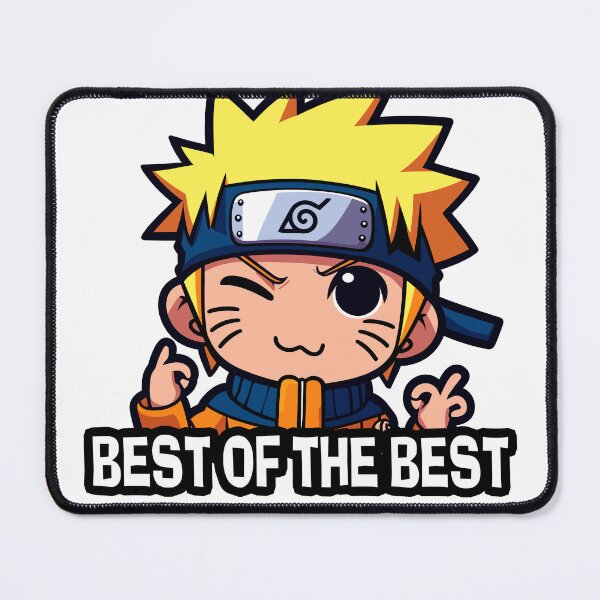 Item preview, Chibi Guy Sticker with Happy Face and “Best of the Best” Quote designed and sold by diegomenjivar92.