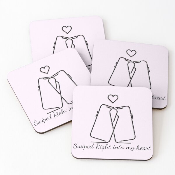 Item preview, Swiped Right Into My Heart - Minimalist Love Phones Design designed and sold by MnDShirts.