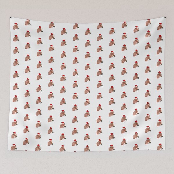 Item preview,  Santa Hat Christmas Horse designed and sold by pineywoodsshop.