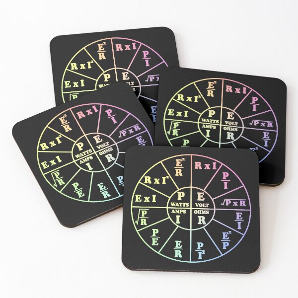 Item preview, Ohms Wheel Electrician Math formulas - Ohms Law designed and sold by ScienceCorner.