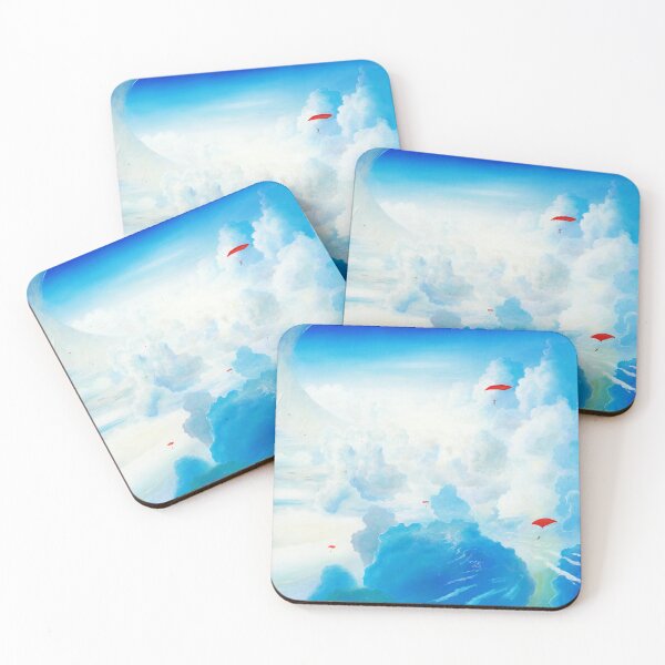 Item preview, High-altitude flight - hang gliders in the clouds designed and sold by art paintings.