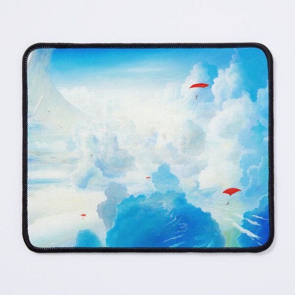 Item preview, High-altitude flight - hang gliders in the clouds designed and sold by art paintings.