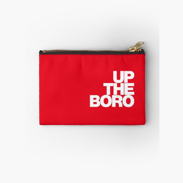 Item preview, Up The Boro - White on Red R designed and sold by Logo-A-GoGo.