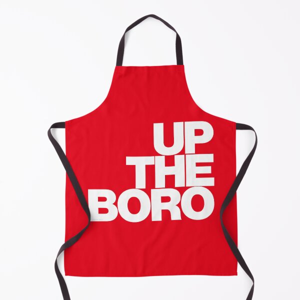 Item preview, Up The Boro - White on Red R designed and sold by Logo-A-GoGo.