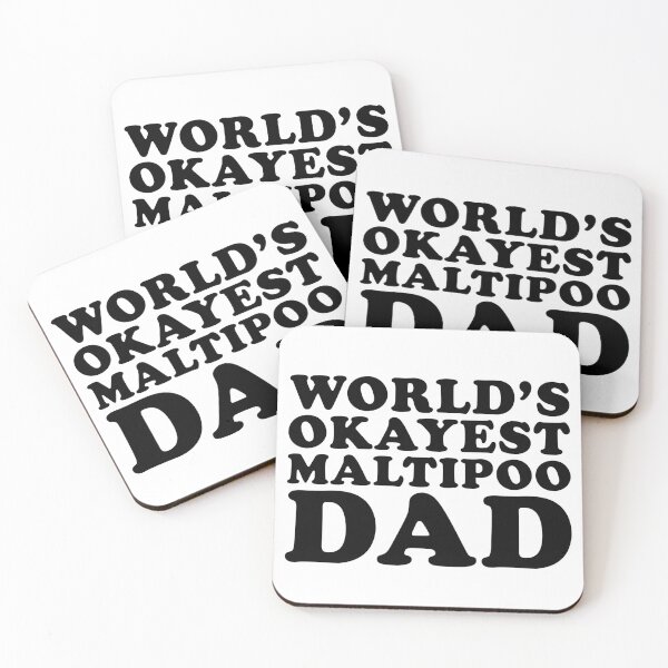 Item preview, Worlds Okayest Maltipoo Dad Funny Dog Owner designed and sold by kamrankhan.