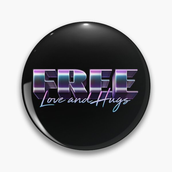 Item preview, Free Love and Hugs Sticker - Chic Quote designed and sold by SlickCity.
