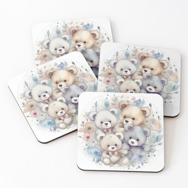 Item preview, "Blue Bears, " designed and sold by Frame of Mind .