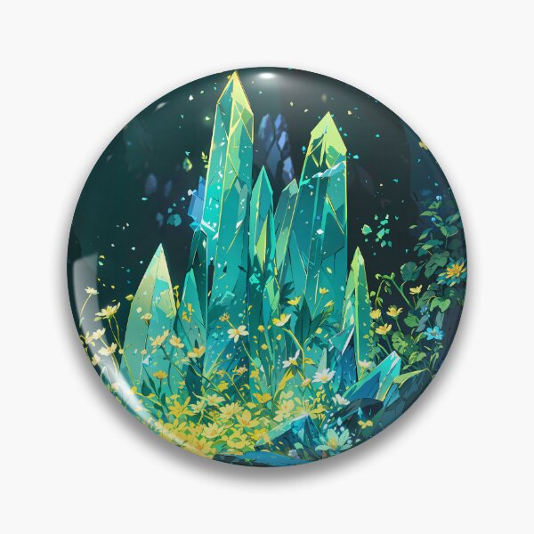 Item preview, Enchanting Emerald Crystal designed and sold by DigitalRevvi.