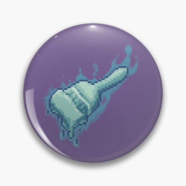 Item preview, Neopet Ghost Paint Brush Pixel Art designed and sold by AyrosArts.