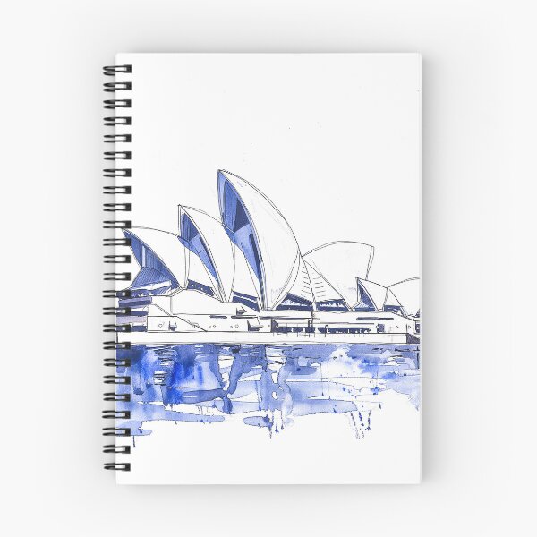 Item preview, Sidney Opera House Watercolour designed and sold by Kobi-PrintVibes.