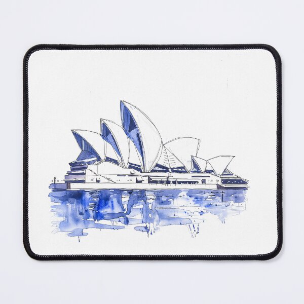 Item preview, Sidney Opera House Watercolour designed and sold by Kobi-PrintVibes.