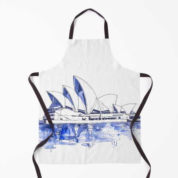 Item preview, Sidney Opera House Watercolour designed and sold by Kobi-PrintVibes.