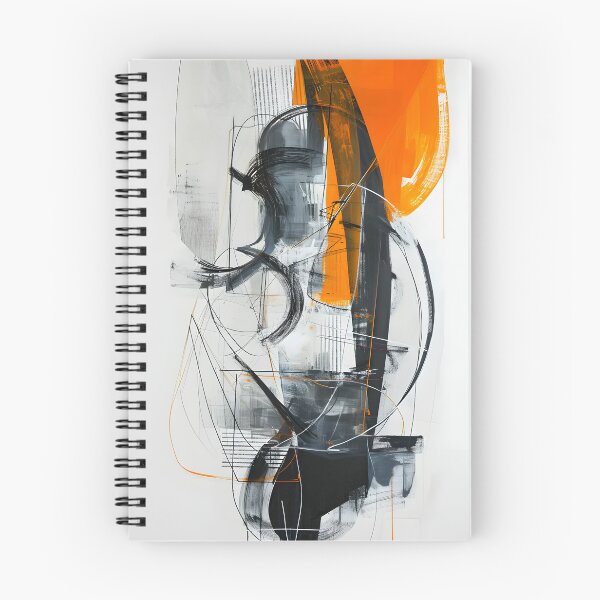Item preview, Minimalist Zest in Monochrome designed and sold by GodoAbstractArt.