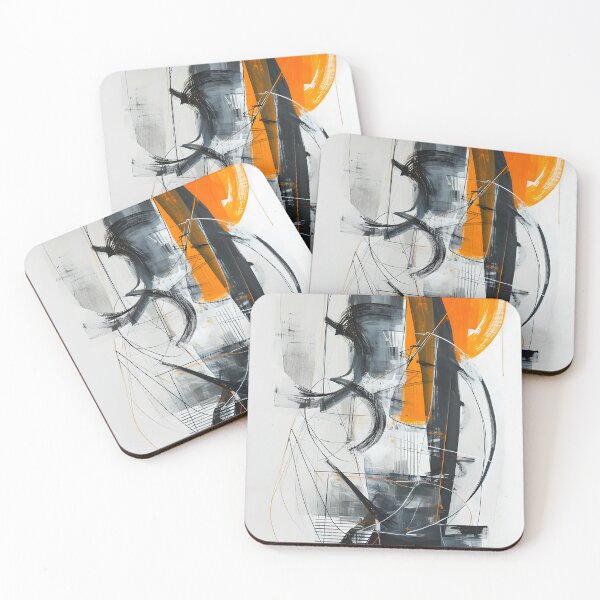 Item preview, Minimalist Zest in Monochrome designed and sold by GodoAbstractArt.