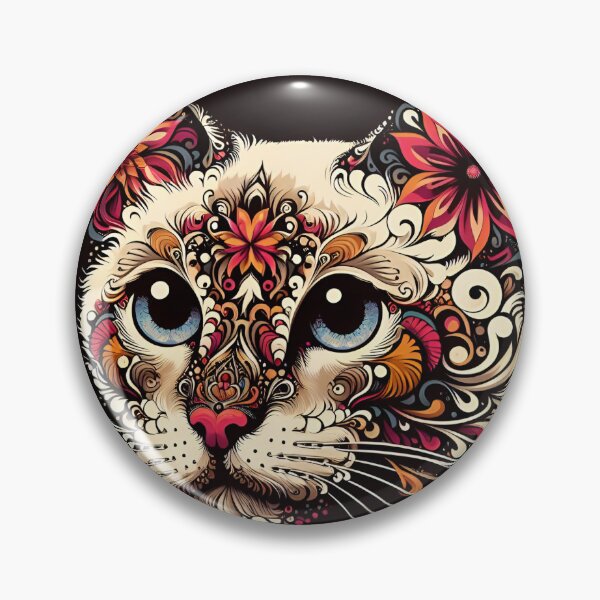 Item preview, Whimsical Balinese Cat Art designed and sold by BastKittyStore.