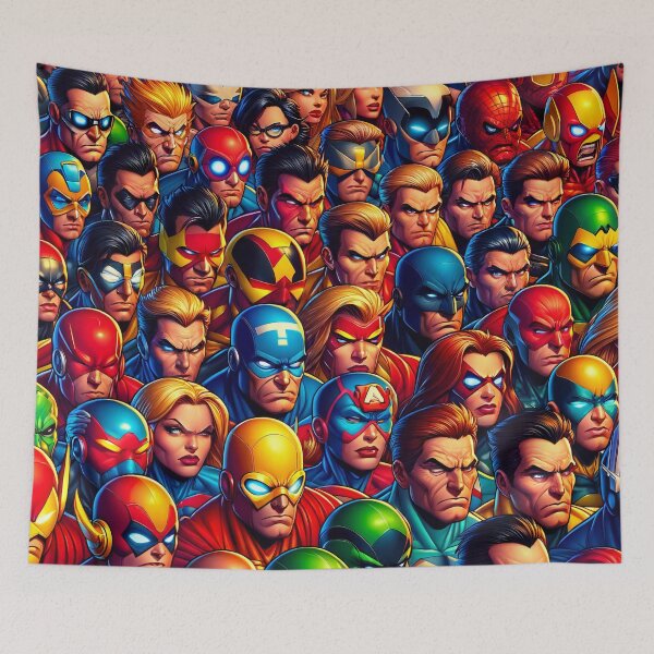 Item preview, Legion of Faces: A Pantheon of Stalwart Guardians designed and sold by ArtComixHaven.