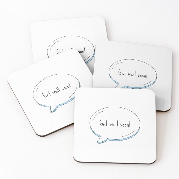 Item preview, Get well soon! Text Bubble designed and sold by wonderxwander.