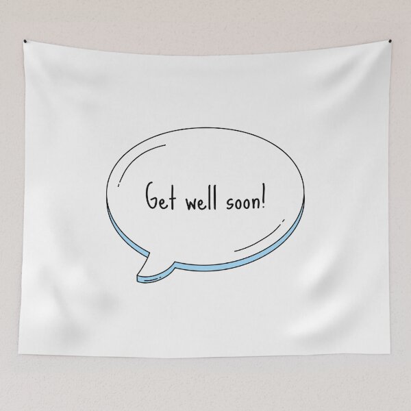 Item preview, Get well soon! Text Bubble designed and sold by wonderxwander.