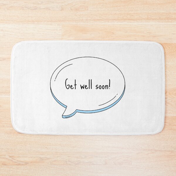 Item preview, Get well soon! Text Bubble designed and sold by wonderxwander.