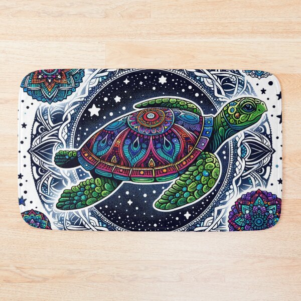 Item preview, Cosmic navigating turtle designed and sold by Guia de Vida.