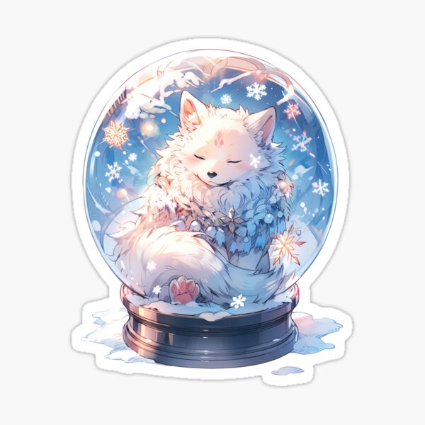 Item preview, Snowglobe Fox designed and sold by A-Artistries.