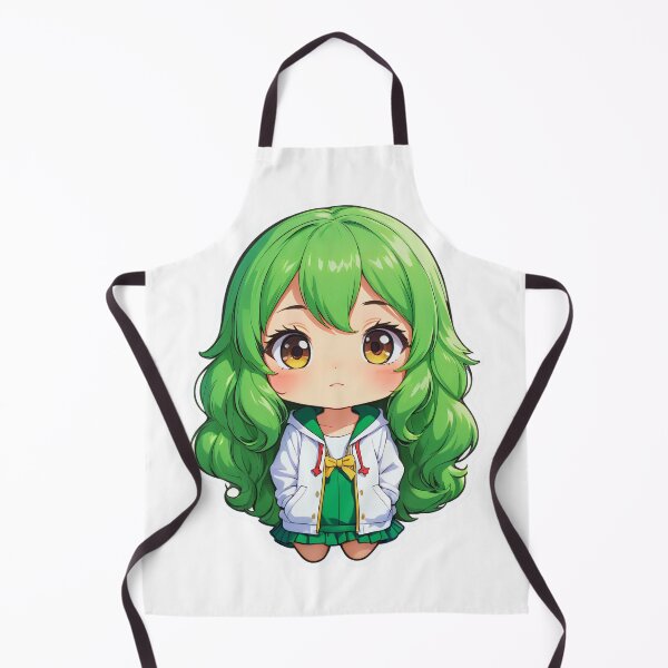 Item preview, Emerald Girl Chibi designed and sold by StickerStarSaga.