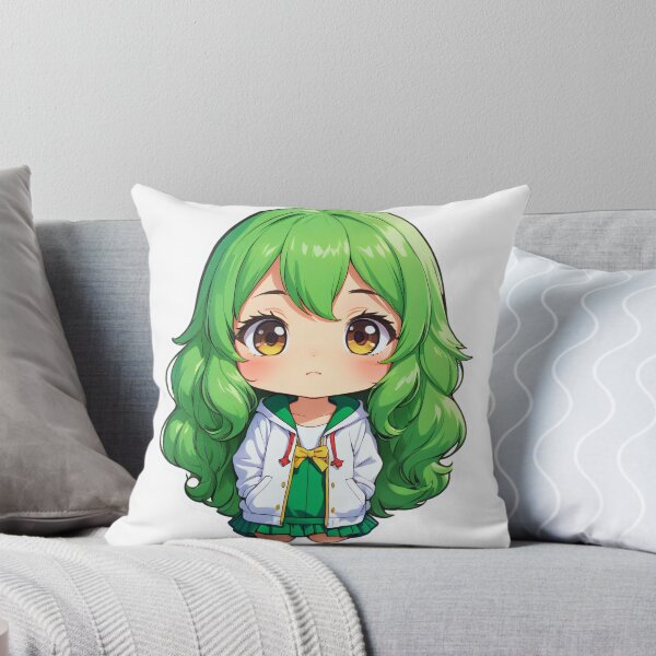 Item preview, Emerald Girl Chibi designed and sold by StickerStarSaga.