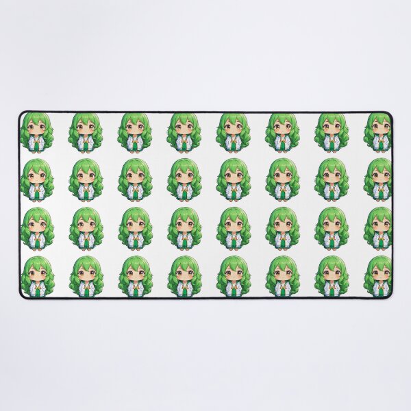 Item preview, Emerald Girl Chibi designed and sold by StickerStarSaga.
