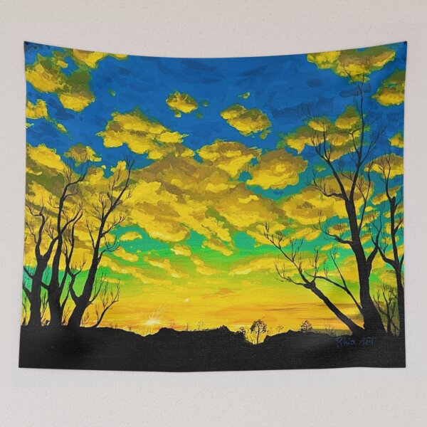 Item preview, Winter sunset  designed and sold by Rhia4rt.