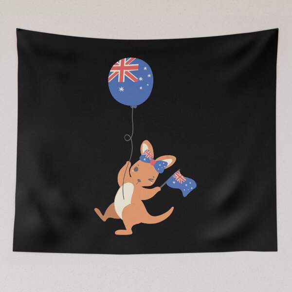 Item preview, Happy Australia Day baby Kangaroo - Australia Day   designed and sold by Smix Pixels.
